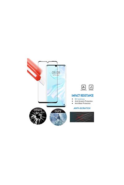 OEM Γυάλινη μεμβράνη για Huawei P30 Pro, Μαύρη