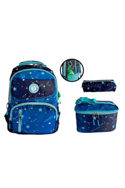 Benittokids Set de 3 rucsac pentru școala primară cu breloc Relaxion 1390