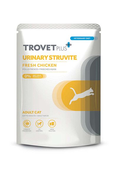trovet Plus Pouch Cat Urinary Struvite Veterinary Diets Wet Food 85g Pack Of 6