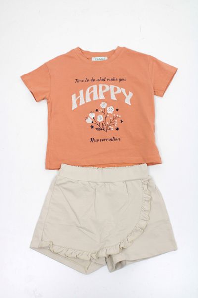 CİCHLİD Girl's Shorts and Skirt Set