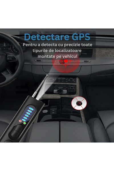 Spionescu Detector de cameră ascunsă, microfoane, localizator GPS, înregistratoare - X13