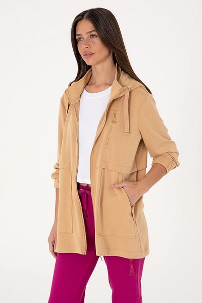 U.S. Polo Assn. Women's Camel Sweatshirt 50304503-Vr015