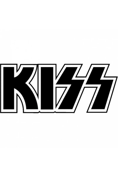 INOVATIX Set of 8 pieces, Sticker Kiss rock band 01, INOVATIX®. 6 cm