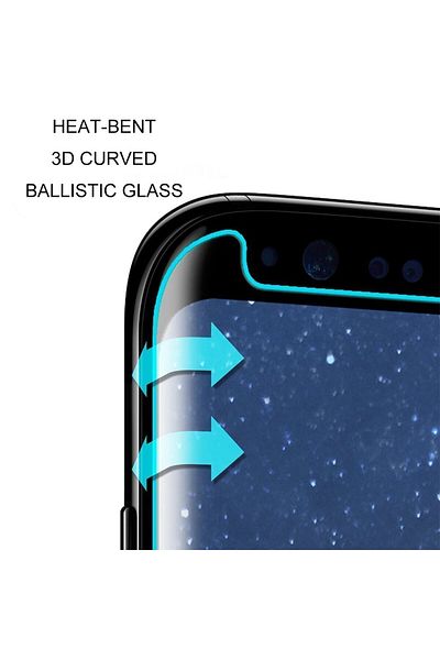 OEM Samsung Galaxy S9 Plus Glass Film, MyStyle 5D Mini FULL GLUE Transparent