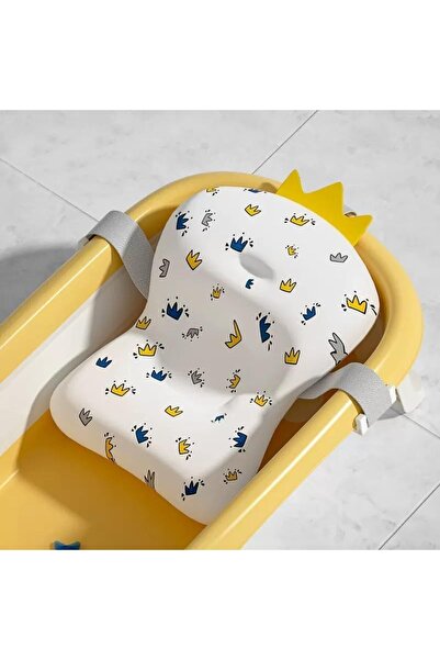 Yelajoy Baby Bath Mat,Breathable Soft,Adjustable Non-Slip,3-Way Adjustable Buckle,28x43cm,for 0 to 12 Months