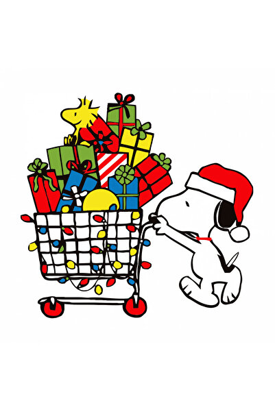 INOVATIX Σετ 8 τεμαχίων, Χριστουγεννιάτικο αυτοκόλλητο δώρου Snoopy, INOVATIX...