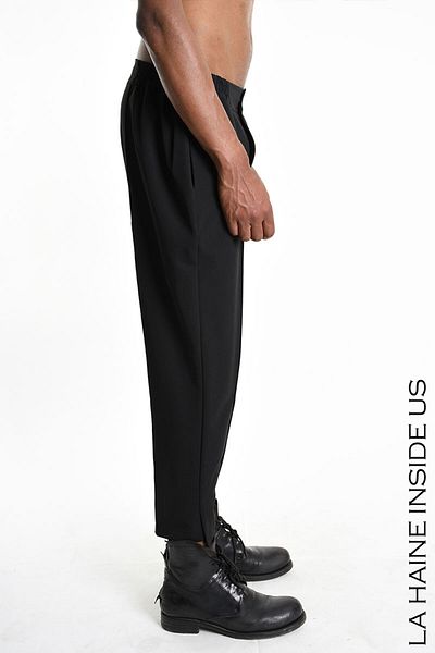 La Haine Inside Us Regular Fit Pants With Elastic Waist - - L, White