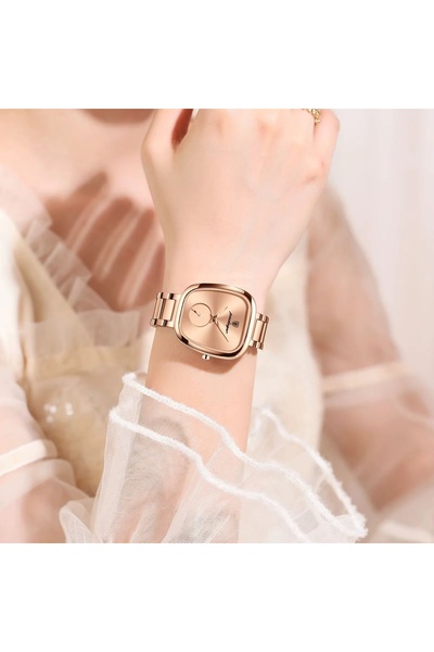 delis Ceas de dama Poedagar CS1899, otel inoxidabil, argintiu, cadran albastru