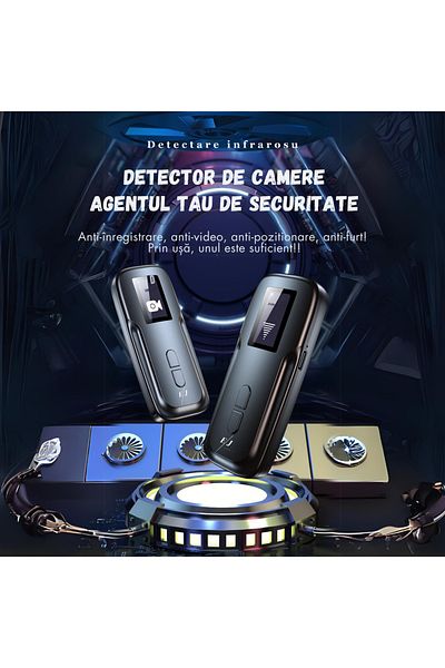 Spionescu Hidden camera detector, microphones, GPS locator, recorders - AK500