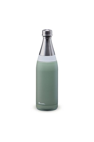 Aladdin Sticlă de apă izolată Fresco Thermavac – Sticlă cu perete dublu din oțel inoxidabil - Verde salvie 0,6 l