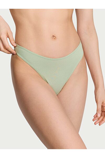 Victoria's Secret Esnek Pamuklu Derin Bacak Kesim Scoop Tanga