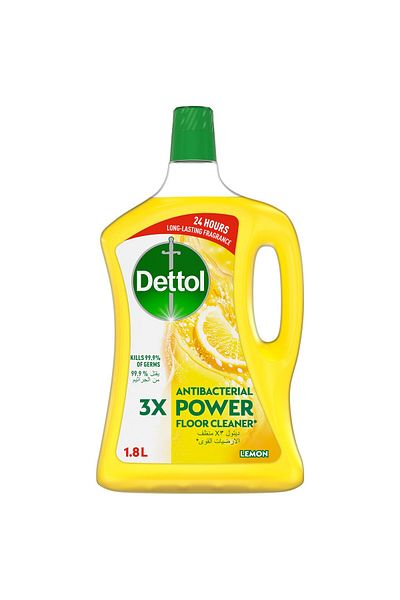 Dettol Lemon Antibacterial Power Floor Cleaner 1.8 Litre