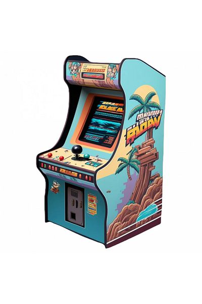 INOVATIX Set of 8 pieces, Sticker Donkey Kong Arcade vertical game console, INOVATIX®. 6 cm