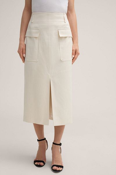 Windsor DR433 WINDSOR SKIRT - 42, WHITE