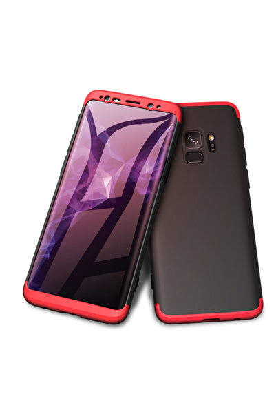 OEM Θήκη για Samsung Galaxy S9, GKK, μαύρο/κόκκινο, 360
