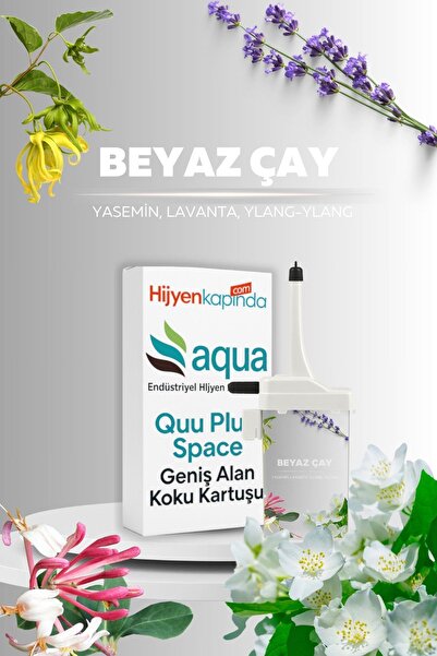 Aqua Quu Plus Space Geniş Alan Beyaz Çay Koku Kartuşu