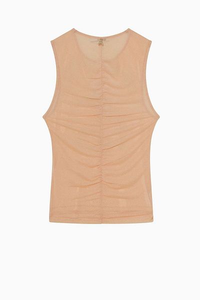 Patrizia Pepe TRICOU CU IMPRIMEU FLORAL - PATRIZIA PEPE - XS/S, PORTOCALIU