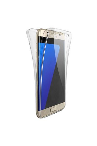 OEM Samsung Galaxy S6 Edge case, MyStyle FullBody ultra slim TPU, transparent front - back