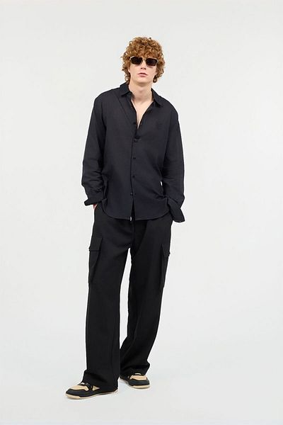 Just Cavalli ELASTIC WAIST TROUSERS - JUST CAVALLI - 48, BLACK
