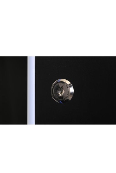 Lande - 9U 19" Wall Mounted Rack Cabinet – Width: 600 mm |   Depth: 600 mm – Black (Disassembled)