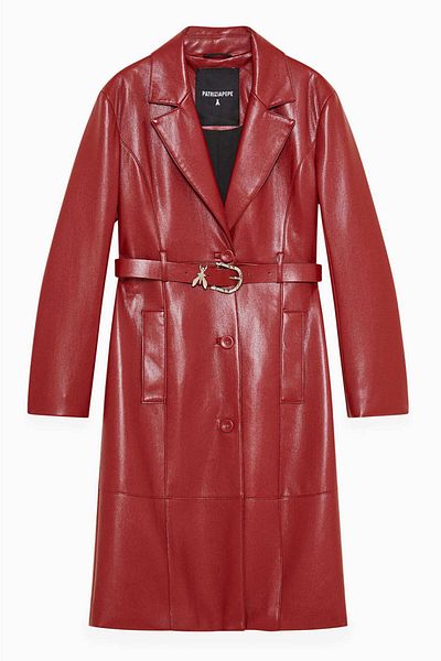 Patrizia Pepe Long Coat - - 44, Red