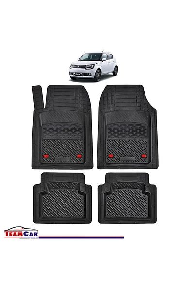 TEAMCAR ® Tray Type Car Mats Compatible With Suzuki Ignis 3 (2016–PRESENT) - Hatchback