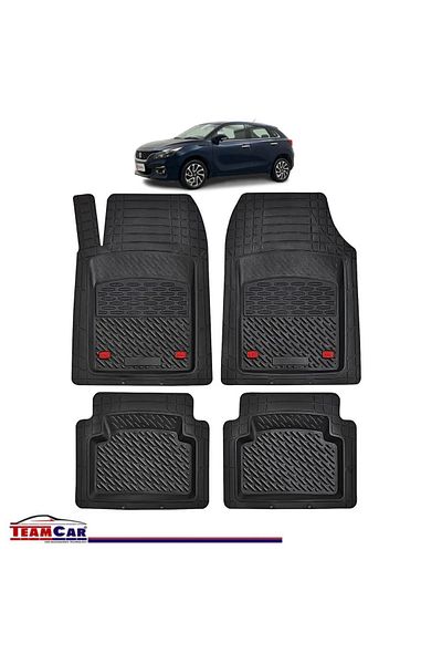 TEAMCAR ® Tray Type Car Mats Compatible With Suzuki Baleno 2 (2015–2022) - Hatchback