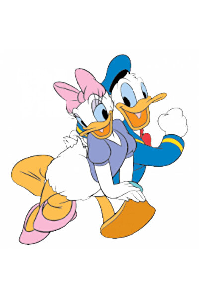 INOVATIX Set de 8 piese, Autocolant Daisy îndrăgostită de Donald, INOVATIX®. ...