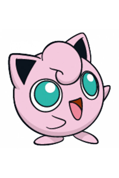 INOVATIX Set de 8 piese, autocolant Pokemon Jigglypuff surprins, INOVATIX®. 6 cm