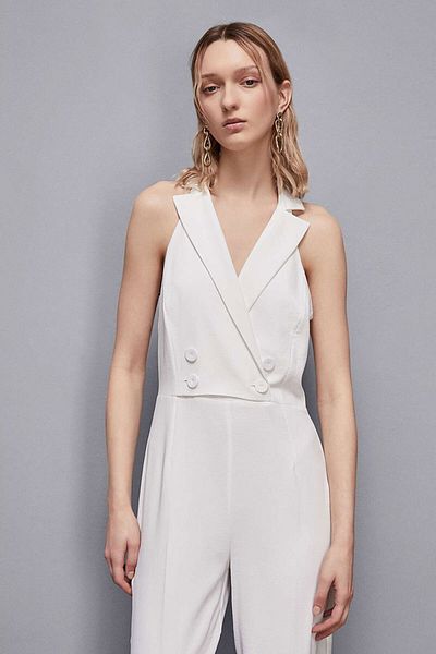 Patrizia Pepe Sleeveless Dress - - 44, White