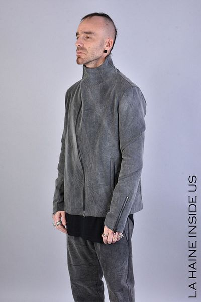 La Haine Inside Us REGULAR BULL STRETCH JACKET - LA HAINE INSIDE US - GREY, XXXL