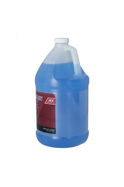 ACE Streak and Bleach Free Ammonia Formula Glass Cleaner Liquid Blue 3.78 Liter