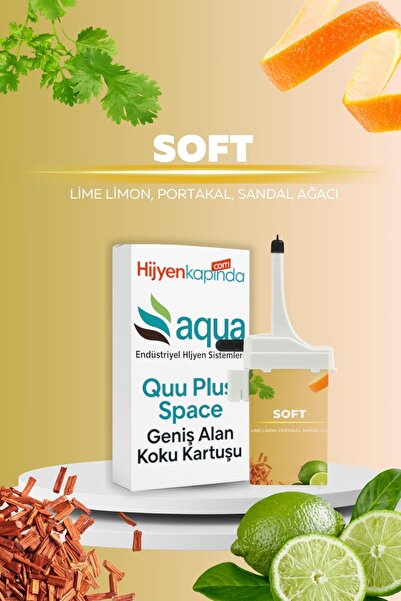 Aqua Quu Plus Space Geniş Alan Soft Koku Kartuşu