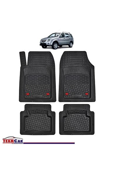 TEAMCAR ® Tray Type Car Mats Compatible With Suzuki Ignis 2 (2000–2008) - Hatchback