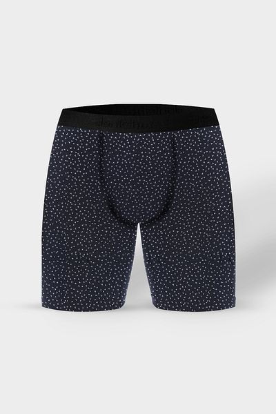 Donkshot Patterned Long Lycra Men's Boxers 1014