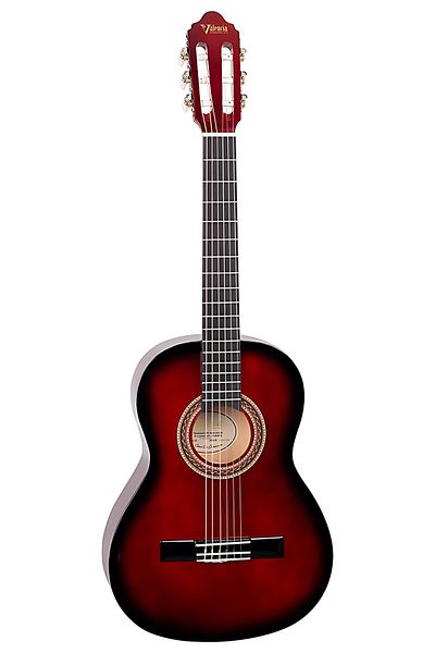 VALENCIA VC103RDS, classical guitar, 3/4 size, sunburst red