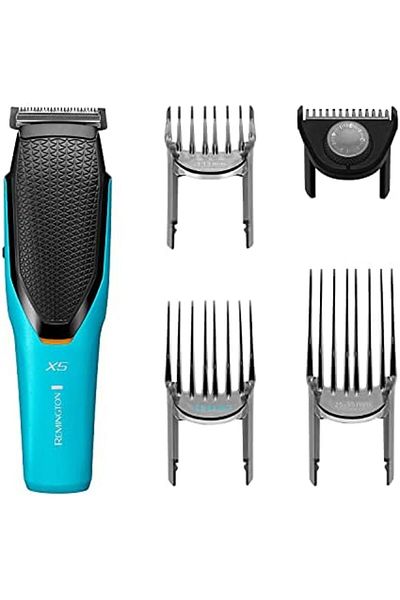 Remington X5 Power-X Hair Clippers - Cordless with Japanese Steel Blades and Micro Fade Comb