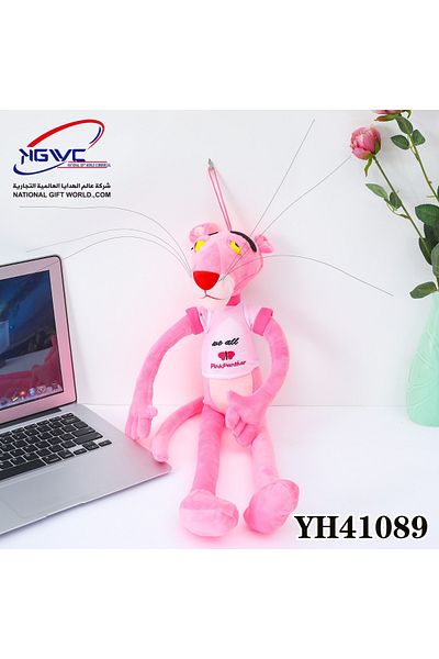 KAZUKO Pink Panther Plush Stuffed Toy