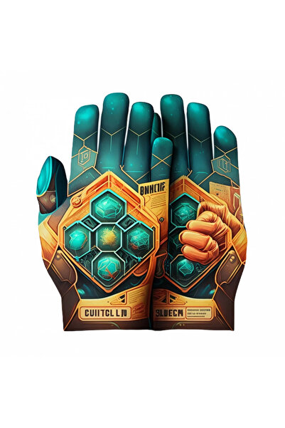 INOVATIX Set de 8 bucăți, autocolant pentru mănuși de laborator, INOVATIX®. 6 cm