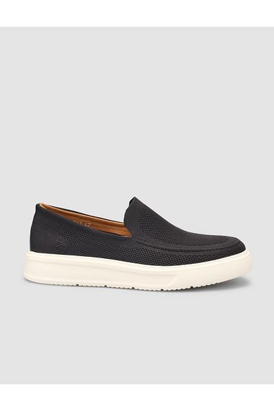 Cabani Knitwear Laceless Black Men's Casual Shoes