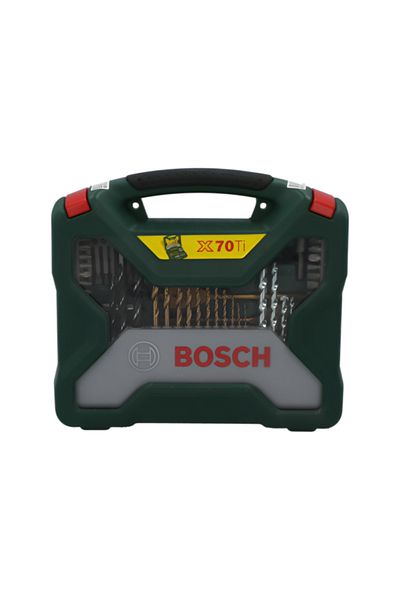 Bosch 70-Piece X-Line Drill Bits with Accessories Multicolor