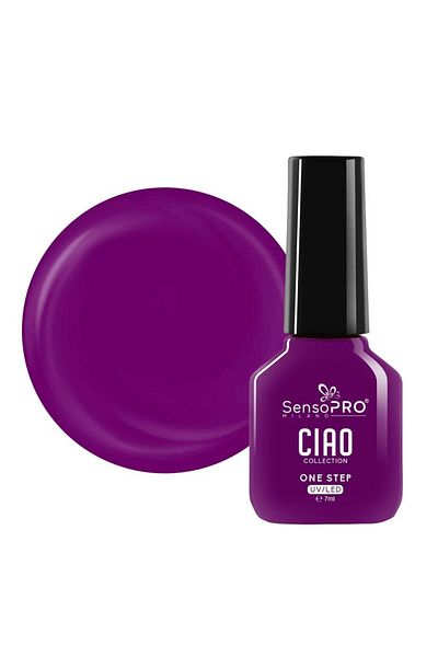 SensoPRO Milano Lac de unghii semipermanent One Step SensoPRO Milano, Colecția CIAO - Gust de prune 7ml