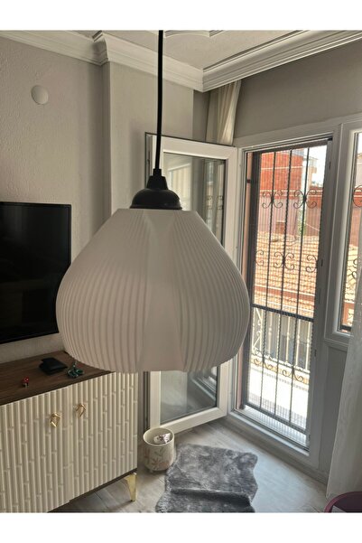 TIGEA Accessories Bohem Sarkıt Avize 3d Tasarım Salon/yatak Odası/çocuk Odası(BEYAZ RENK)