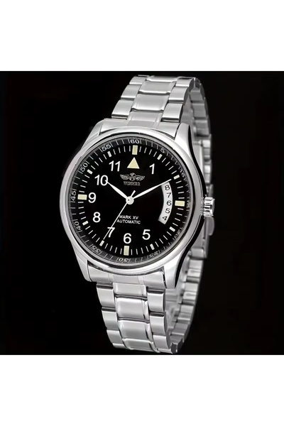 delis Мъжки часовник Winner CS1731, автоматичен, неръждаема стомана, сребрист...