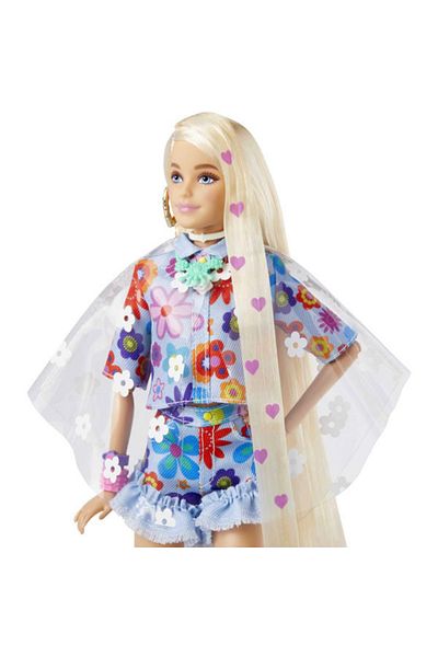 mattel Barbie Extra Style doll, with floral outfit