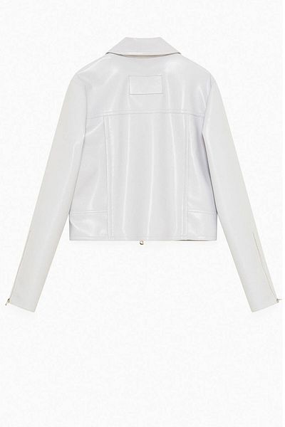 Patrizia Pepe Crop Jacket - - 40, Grey