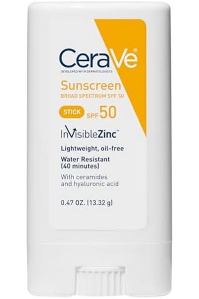 CeraVe Mineral Sunscreen Stick for Kids & Adults | 100% Mineral Sunscreen, Zinc Oxide & Titanium Dio
