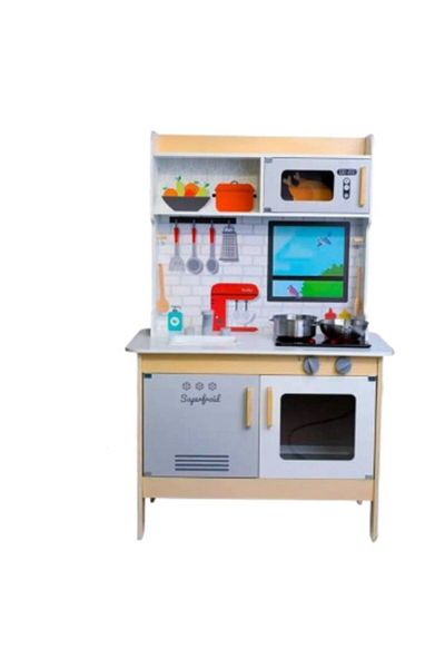 STAR5 Wooden Kitchen Playset with Lights and Sounds