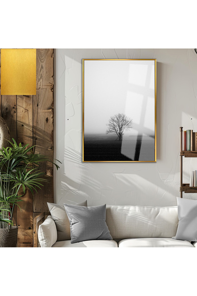 Harikabirev HARİKABİREV | MODEL DE PEISAJ DE PĂDURE NEGRU-ALB (ARBOR) | TABLA...