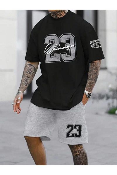 New Shine 23 Printed Shorts and T-Shirt Set